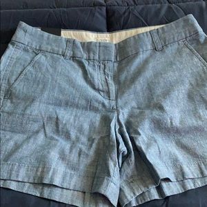J crew chambray shorts